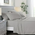 thumbnail image 6 of JML Twin Bed Sheet Set 4 Piece Grey,Soft Microfiber Fade & Stain Resistant Sheet Set, 6 of 6