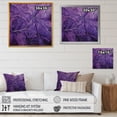 thumbnail image 4 of Designart "Foliage With Minimalist Violet Veins I" Leaves Floater Framed Wall Art Living Room, 4 of 5