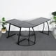 thumbnail image 4 of Escritorio de oficina FurnitureR para Computadora forma de L negro, 4 of 7