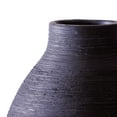 thumbnail image 4 of Better Homes & Gardens 24" Textured Matte Ceramic Floor Vase, Black, 4 of 7