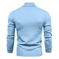 thumbnail image 5 of Men's Mock Turtleneck Pullover Sweater Casual Basic Knitted Thermal Sweaters, 5 of 9