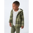 thumbnail image 3 of Gerber Baby Boy Flannel Jacket and Jogger Outfit Set, 2-Pack, Sizes 12 Months - 24 Months, 3 of 20