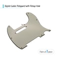 thumbnail image 1 of 3Ply Guitar Pickguard with Single Coil Pickup Hole for Telecaster Style Electric Guitar Green, 1 of 8