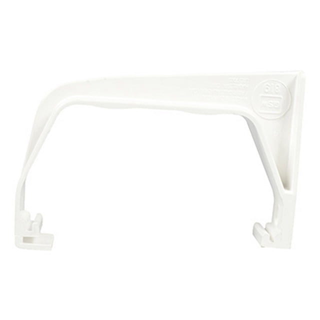 gancho exterior blanco de 4 pulgadas