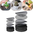 thumbnail image 3 of Bgsha 50/100pcs 7.5/10cm Rounds Flower Pot Hole Mesh Pad, Keep Soil from Flowing Away, 3 of 9