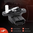 thumbnail image 3 of A-Premium TPS Throttle Position Sensor Compatible with Ford Ranger 2006-2012 & Mazda 6 Hatchback Saloon 2002-2007, 6 Station Wagon 2002-2005, B-SERIE 1999-2006, BT-50 Pickup 2006-2015, 3 of 5