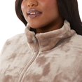 thumbnail image 4 of 32 Degrees Women's Plush Luxe Fur Super Soft Full Zip Outwear Jacket Size: XXL, Color: Goat, 4 of 5