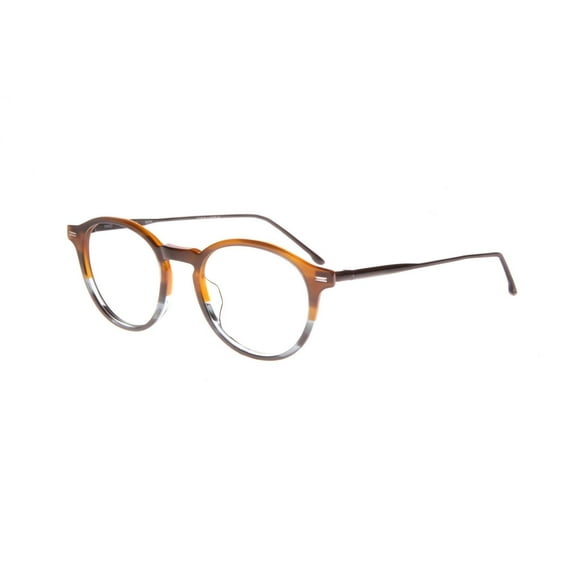 NEW 1284 Brown & Grey INGO Eyeglasses 50mm with Case