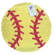 APINATA4U 2-D Yellow Softball Pinata 16"