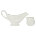 thumbnail image 1 of 2 Pcs Ceramic Sauce Cups Seasoning Buckets Kitchen Gravy Sauce Container, 1 of 9