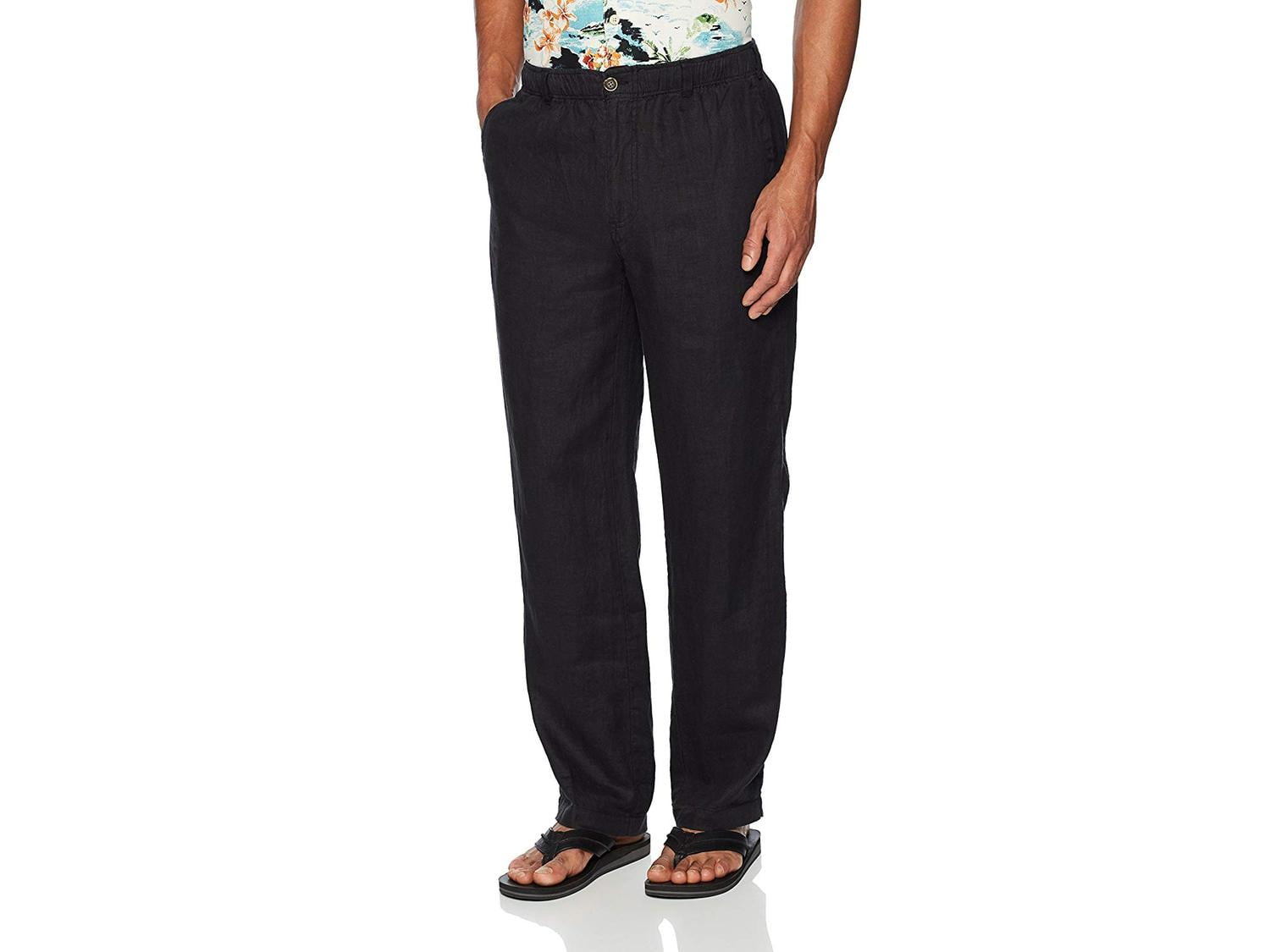 relaxed fit linen pants