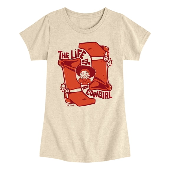 Toy Story - The Life of a Cowgirl Jessie Girls' Fitted Short Sleeve Graphic T-Shirt
