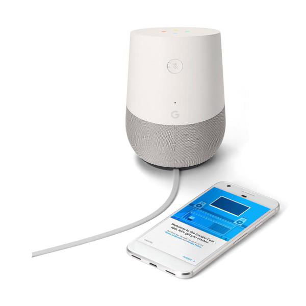 Google Home - Assistente Vocale Domotica controllo vocale Wifi Speaker  microfono colore Bianco / Grigio - GA00341-IT