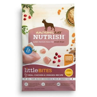 Nutrish Rachael Ray Little STF9 Bites Dry Dog Food, Chicken & Veggies Recipe for Small Breeds, 6 Pounds