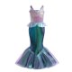 thumbnail image 3 of Vestido de princesa Ariel para niñas, disfraz de cola de sirena para carnaval, cumpleaños, Halloween, ropa de fiesta, novedad de 2023, 3 of 5