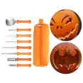 thumbnail image 3 of GUOOL 8 Pieces Pumpkin Carving Kit with Storage Bag Heavy Duty Professional Carver Set, 3 of 9