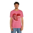 thumbnail image 2 of Grunge Heart Poetry Tee - Rebellious Anti-Valentines Day Tshirt, 2 of 5