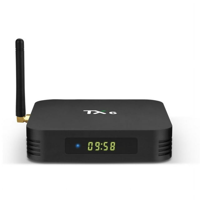 Boîtier TV TX6 4G+64 Go WIFI Double avec Bluetooth - Prise EU