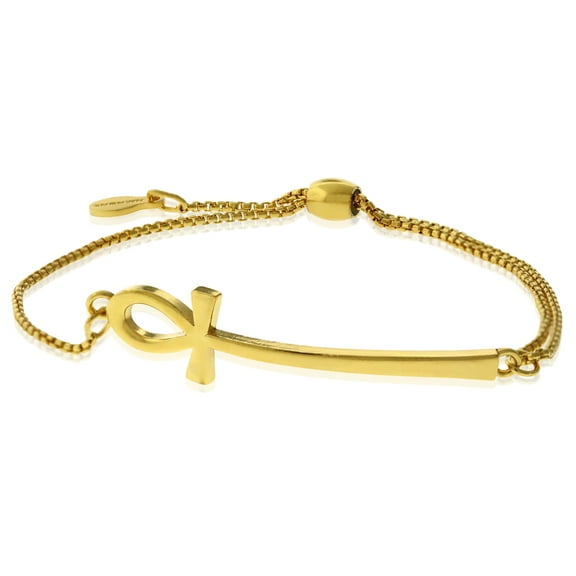 Alex And Ani Ankh Pull Chain Bracelet - PC17EBAKG