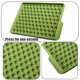 thumbnail image 3 of Bandejas para cubitos de hielo, pequeñas y fáciles de liberar, 104 x 2 piezas, bandejas para hielo triturado pequeñas para enfriar bebidas, café y jugo (paquete de 2 bandejas de hielo azules,, 3 of 5