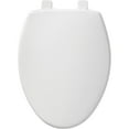 thumbnail image 4 of Mayfair Caswell™ Slow Close Elongated Plastic Toilet Seat in White Never Loosens, 4 of 14
