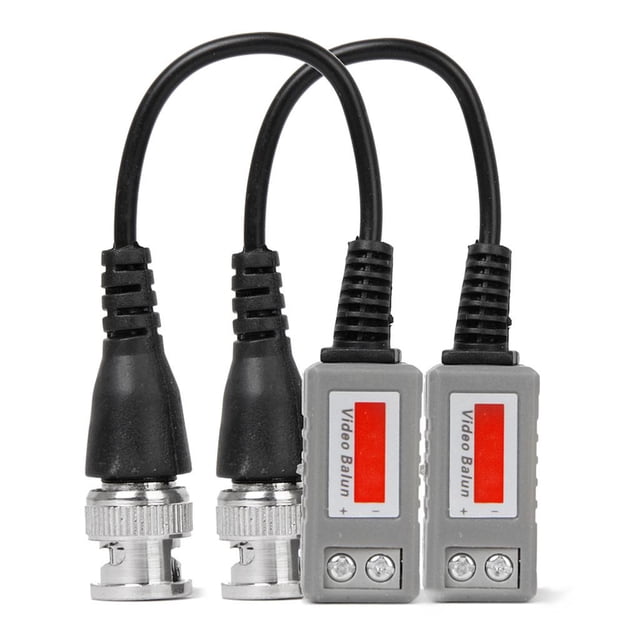 Transceptores Pasivos de Video BNC UTP BNC Sunnimix 1 par de transceptores de video pasivos de 1 canal