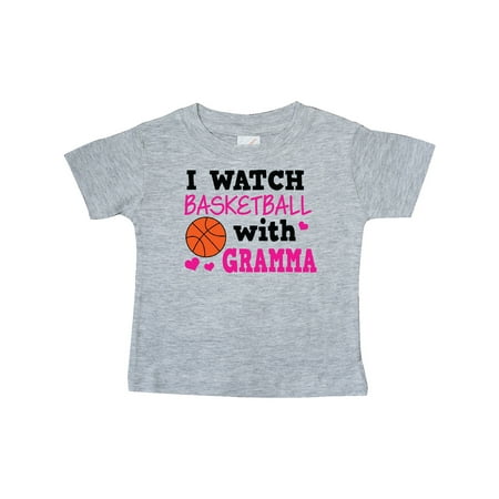 

Inktastic I Watch Basketball with Gramma Gift Baby Girl T-Shirt