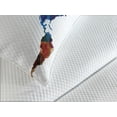 thumbnail image 4 of Ambesonne Colorful Quilted Bedspread Set 3 Pcs, Abstract Wold Map, King Size, Multicolor, 4 of 5