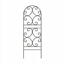 Panacea Scroll Trellis, Black, 72"H