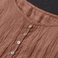 thumbnail image 4 of Plebaso Débardeurs en Coton et Lin pour Femmes Col Rond Sans Manches Chemises Décontractées Légères Blouses pour Femmes, 4 of 6