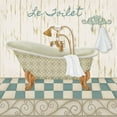 thumbnail image 2 of Ditzian, Sue 26x26 White Modern Wood Framed Museum Art Print Titled - Bain Bleu I, 2 of 4
