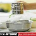 thumbnail image 3 of ChefGiant Semi-Automatic 2.5 Cup Compact Sifter | Stainless Steel, 3 of 5