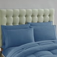 thumbnail image 2 of Luxury 7 Piece Bed-in-a-Bag Down Alternative Comforter and Sheet Set - Denim - Queen, 2 of 5