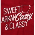 thumbnail image 2 of Arkansas Sassy Cute Local Arkie Girl Hoodie Sweatshirt Women Brisco Brands 5X, 2 of 6