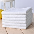 XUEYING Bathroom Fingertip Towels White Square Towel Pure Hotel