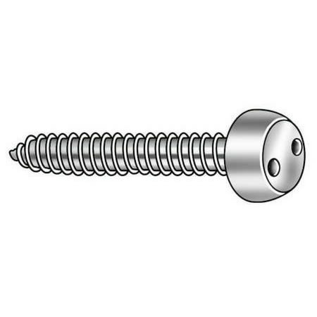 TAMPER-PRUF SCREW 121680 Tamper Screw,Pan,#14,2 In L,PK25