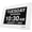 White, variant on Large Digital Clock for Seniors with Day & Date, Custom Alarms, Big Numbers White