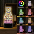 thumbnail image 4 of Relax loveDiamond Painting Nightlight Kits DIY Diamond Painting Lamp 3D Creative Diamond Painting LED Night Light 7 Lighting Color Ajustable Art Diamond Night Lamp for Kid Girls Home Decor Gift, 4 of 10