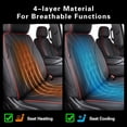 thumbnail image 5 of EKR Silverado Seat Covers Custom Fit for 2019-2026 Chevrolet Silverado 1500 RegularCab WT & 2020-2026 HD 2500/3500 RegularCab WT, LT, Leather(Black with Red Trim), 5 of 5