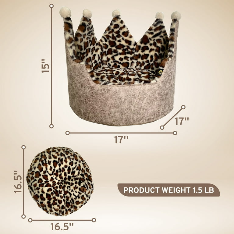 Crown shaped dog bed cheap