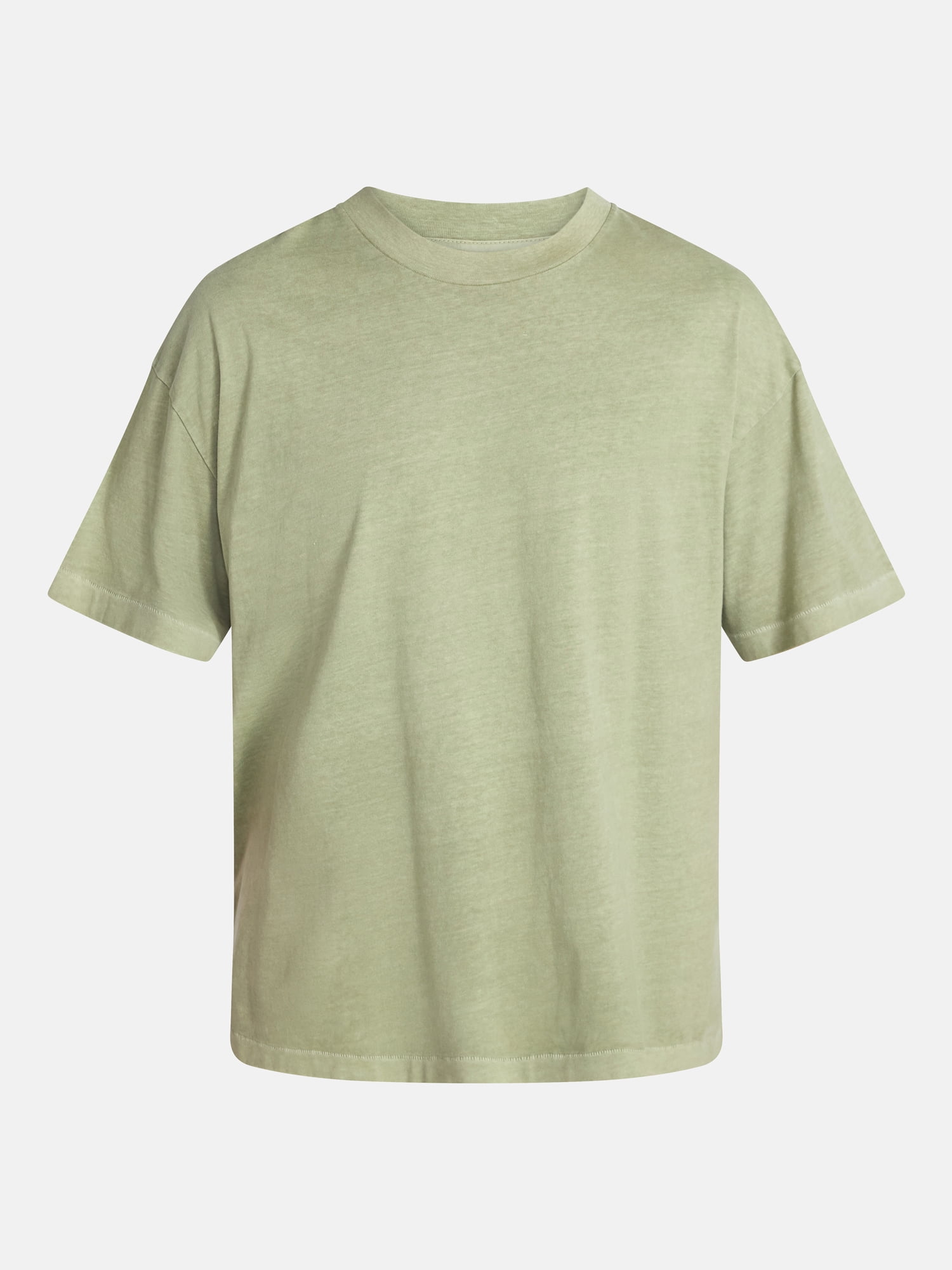 No Boundaries Men's Oversized Boxy Tee with Short Sleeves, XS-4XLT