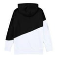 thumbnail image 5 of Sweatshirts for Women No Hood Sweatshirt for Women Clearance Plus Size Color Panel Plus Split Loose Long Sleeve Hoodie, 5 of 8