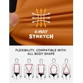 thumbnail image 7 of Men's Water-resistant Outerwear Vests, Stretch Windproof Vest for Cycling, Running, Golf (Orange 2XL), 7 of 7