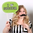 thumbnail image 7 of Big Dot of Happiness Goaaal - Soccer Photo Booth Props Kit - 20 Count, 7 of 7