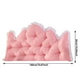 thumbnail image 3 of Ltdhehe Cushion For Bedroom Tilting Cushion Suitable For Double Bed Back Cushion For For Resting On The Bed., 3 of 5