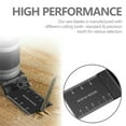 thumbnail image 2 of Ikoopy 10pcs Multitool Blades High Carbon Steel Oscillating Saw Blades Quick Release Oscillating Professional Fast Cut Swing Blades Compatible with Most Tool for Metal Plastic 3.54*1.38in, 2 of 10