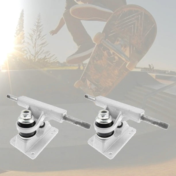 1 par de ejes de skate de 3,25 pulgadas para hangar de reemplazo de tomas para camiones de longboard blanco Cola Camiones de skate