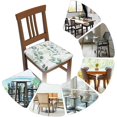 thumbnail image 2 of Seat Covers for Dining Room Chairsset of Set of 6, Spring Floral Green Leaf Eucalyptus Watercolor Stretch Chair Seat Covers Cushion Slipcovers for Kitchen Office, 2 of 6