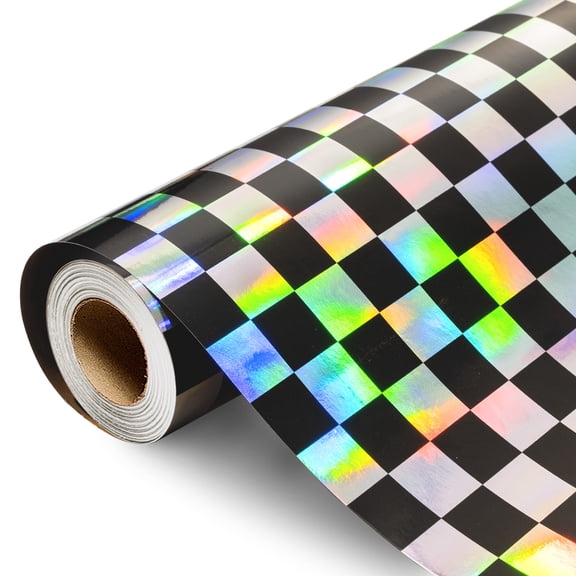 MAYPLUSS Black and White Checkboard Wrapping Paper