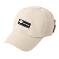 thumbnail image 4 of Gafas de sol Gorra de béisbol Máscara de hip hop Sombrero de playa de moda Accesorios para fotos Béisbol Beige, 4 of 9